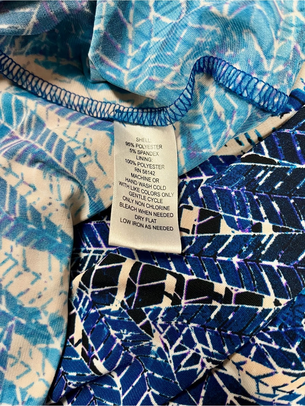 London Times Blue & White Lined Neck Detail - Picture 6 of 7
